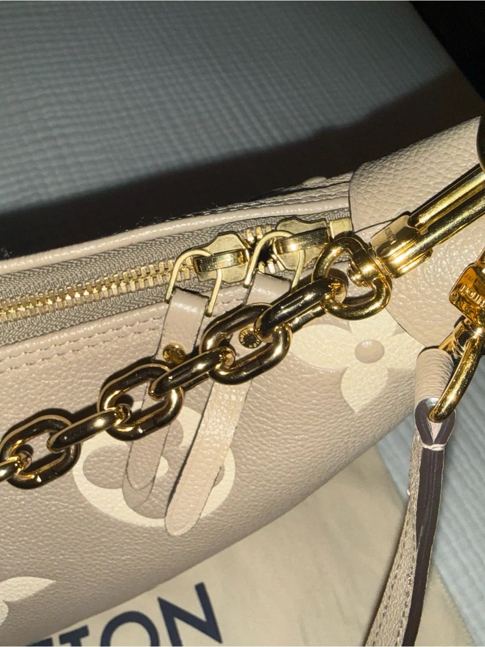 Louis Vuitton Hobo Loop Gray Bag